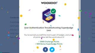 User Authentication Troubleshooting Superbadge Unit - User Authentication Specialist Superbadge