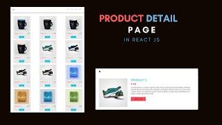 Creating A Product Detail Page With React JS | build a product page using react @creativetutorial69