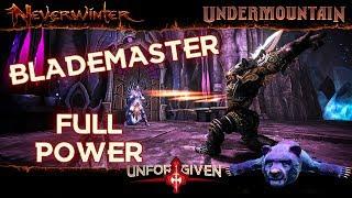Neverwinter Mod 16 - Blademaster Full Power Augment Companion Example Run Unforgiven Barbarian 1080p