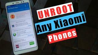 UNROOT Your Xiaomi Phone| Magisk Manager