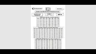 OSSTET Paper- 2  official answers key 2022.