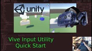 Unity VR Development Quick start using Vive Input Utility #1