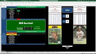 Evolution of my Excel spreadsheet used for my Baseball gameplay