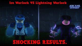 Ice VS Lightning Warlock The Results Are SHOCKING| Arcane Odyssey