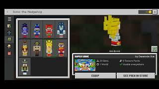 New Sonic X Minecraft Skins