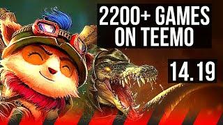 TEEMO vs RENEKTON (TOP) | 2200+ games | NA Challenger | 14.19