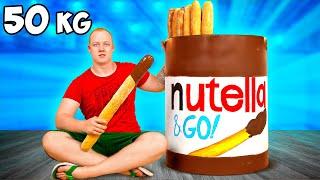 Giant Nutella Go | How to Make The World’s Largest DIY Nutella Go by VANZAI