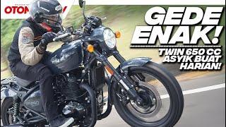 MOGE ASYIK BUAT HARIAN, 2 SILINDER 650 CC..!!! ROYAL ENFIELD SHOTGUN 650 l Otomotif TV