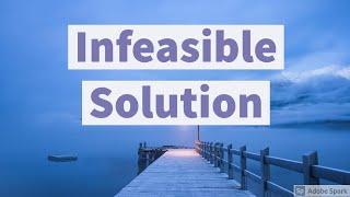 Infeasible Solution-LPP