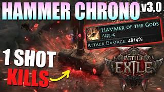 Path of Exile 2 - HAMMER CHRONO v3.0 Build Guide (VERY STRONG Melee Chronomancer) Hammer of the Gods