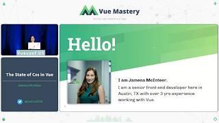 The State of CSS in Vue by Jamena McInteer | VueConf US 2020