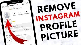 How to Remove Instagram Profile Picture (2023) | Remove Profile Picture on Instagram