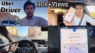 9 Hours Earning || Daily Earning Video || Uber Driver in Dubai || Azeem Ashraf || Dubai || UAE