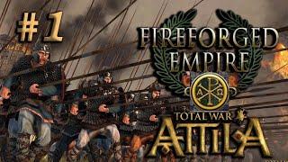 FIREFORGED EMPIRE - British-Gallic Roman Empire campaign #1 - Magnus Maximus the Rebel - TW ATTILA