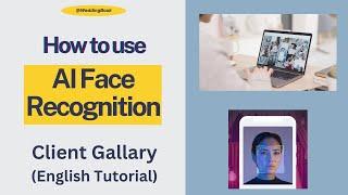 How to Share Photos with AI Face Recognition | Client Gallary | English Tutorial | Wedding Book