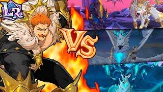 SOMENTE HUMANOS!!! ESCANOR VERDE LR VS BESTAS DEMONÍACAS! (HRAESVELGR, EIKTHYRNIR, SKOLL E HATI)