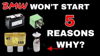 BMW ( WON'T START? ) 5 Solutions!! Before Replacing Your FUEL PUMP!! ( X5 E70 )