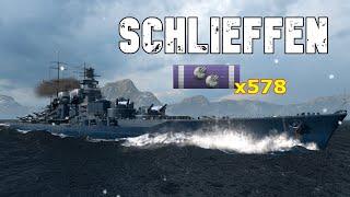 World of WarShips Schlieffen - 5 Kills 284K Damage