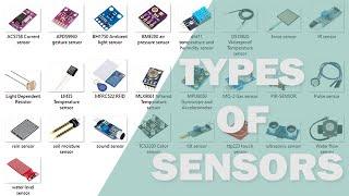 TYPES OF  SENSORS FOR YOUR ELECTRONICS PROJECTS.