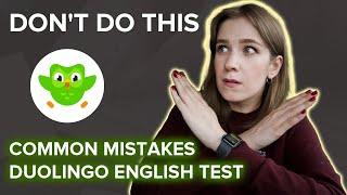 DON'T do this in Duolingo English Test | 9 things to avoid during English exams