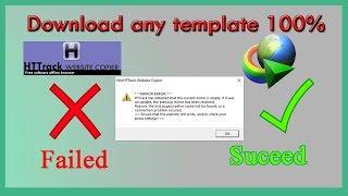 Httrack Mirror empty problem alternative | Use IDM Grabber  To download Templates [Free 100%]