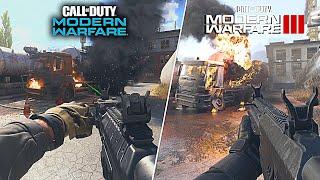 Modern Warfare 1 vs Modern Warfare III - Graphic & Details Comparison (2019-2023)