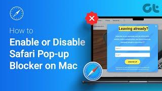 How to Enable or Disable Safari Pop up Blocker on Mac | Stop Annoying Pop-Ups: Video Tutorial!