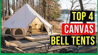 Top 4 Best Canvas Bell Tents with Stove Jack in 2022 | The Best Heavy Duty Canvas Tents for Camping