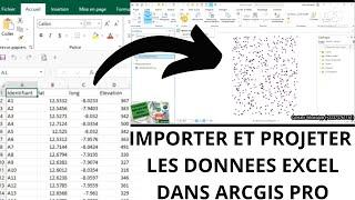 importer et projeter données Excel dans Arcgis Pro