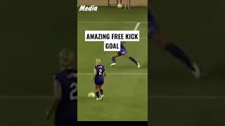 AMAZING FREE KICK GOAL#shorts #football