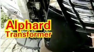 Alphard Transformer, cara bongkar bumper depan.