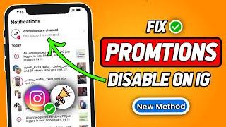 How To Fix Promotion Disabled on Instagram (2024 Updated)