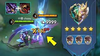 500 STAR GLOBAL CHOU BEST BUILD TO ONE SHOT ENEMY (must try) - Mobile Legends