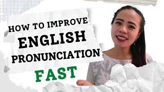 Simple ways on how to improve Pronunciation in English |How to be a Better English Speaker