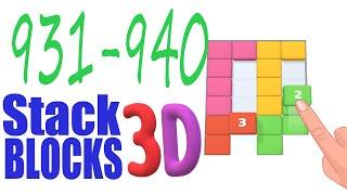 Stack Blocks 3D Level 931 932 933 934 935 936 937 938 939 940