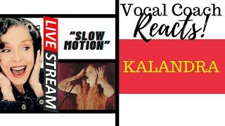 LIVE REACTION: Kalandra "SLOW MOTION" [Live from Gildenhallen] Vocal Coach Reacts & Deconstructs