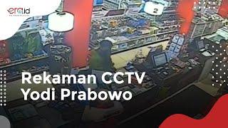 Rekaman CCTV Yodi Prabowo Editor Metro TV