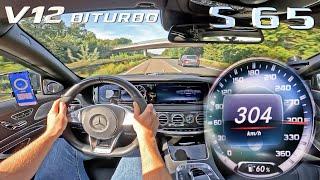 Mercedes S65 AMG V12 BiTurbo // KNEEL for the KING of the AUTOBAHN!