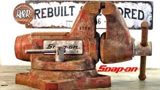 Rusted Busted & Seized Snap-on Vise Restoration