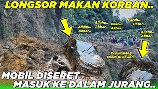 INNALILLAHI !!! Sitinjau Lauik Kembali Lumpuh Total, Longsor Seret Mobil Jatuh Ke Dalam Jurang