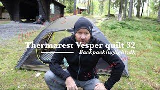 Thermarest Vesper quilt 32 review