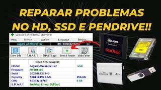 COMO TESTAR E REPARAR PROBLEMAS NO SEU HD, SSD, PENDRIVE E DICA PARA RECUPERAR FOTOS E VIDEOS!!!!