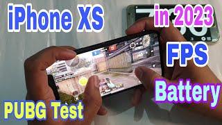 iPhone XS PUBG Test In 2023 || Pubg Battery And FPS Test In iphone xs