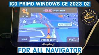 IGO Primo navigation Windows CE 2023 Q4! For ALL Navigator! Download link 