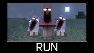 Minecraft wait what meme part 518 (Scary Sheep and Villager)