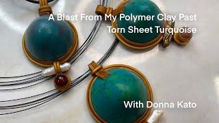 A Blast From My Polymer Clay Past: Simple Sheet Turquoise!