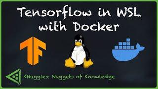 Tensorflow with GPU on Windows WSL using Docker