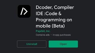 How to use Dcoder, Compiler IDE: Code & Programming on mobile