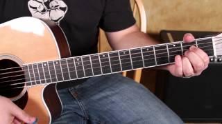 Grateful Dead - Jerry Garcia - Birdsong - How to Play on Guitar - Acoustic Songs Lesson