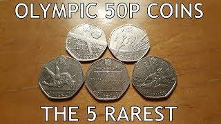 COLLECTING THE TOP 5 OLYMPIC 50P COINS